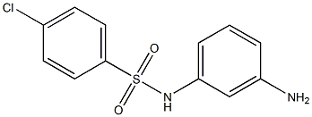 N-(3-aminophenyl)-4-chlorobenzenesulfonamide Structure