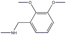 N-(2,3-dimethoxybenzyl)-N-methylamine 化学構造式