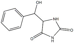 5-[hydroxy(phenyl)methyl]imidazolidine-2,4-dione,,结构式