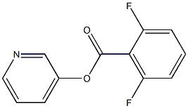3-pyridyl 2,6-difluorobenzoate 结构式