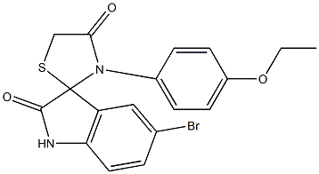  5-bromo-3'-(4-ethoxyphenyl)-4'H-spiro[indole-3,2'-[1,3]thiazolidine]-2,4'(1H)-dione