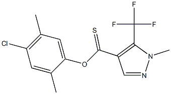 4-chloro-2,5-dimethylphenyl 1-methyl-5-(trifluoromethyl)-1H-pyrazole-4-carbothioate