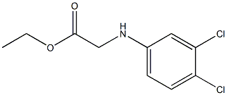 ethyl 2-(3,4-dichloroanilino)acetate Structure