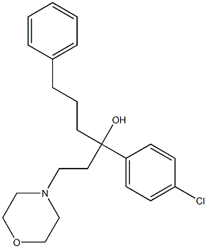 3-(4-chlorophenyl)-1-morpholino-6-phenylhexan-3-ol