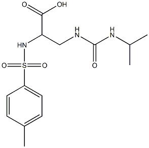 3-{[(isopropylamino)carbonyl]amino}-2-{[(4-methylphenyl)sulfonyl]amino}propanoic acid