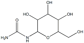 N-[3,4,5-trihydroxy-6-(hydroxymethyl)tetrahydro-2H-pyran-2-yl]urea Structure