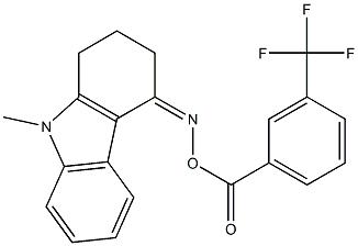 9-methyl-4-({[3-(trifluoromethyl)benzoyl]oxy}imino)-2,3,4,9-tetrahydro-1H-carbazole