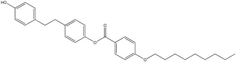 4-(4-hydroxyphenethyl)phenyl 4-(nonyloxy)benzenecarboxylate Structure