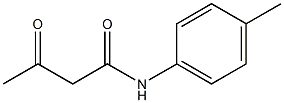 N1-(4-methylphenyl)-3-oxobutanamide,,结构式