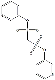 di(3-pyridyl) methanedisulfonate,,结构式