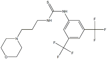 N-[3,5-di(trifluoromethyl)phenyl]-N'-(3-morpholinopropyl)thiourea|