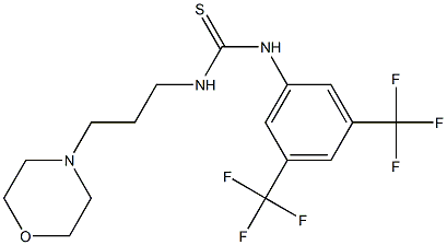 N-[3,5-di(trifluoromethyl)phenyl]-N'-(3-morpholinopropyl)thiourea