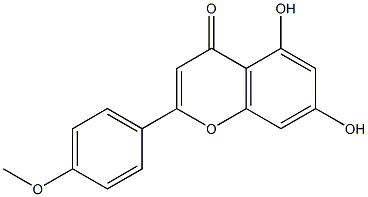 5,7-dihydroxy-2-(4-methoxyphenyl)-4H-chromen-4-one Structure