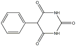 5-phenylhexahydropyrimidine-2,4,6-trione,,结构式
