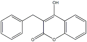 3-benzyl-4-hydroxy-2H-chromen-2-one Structure