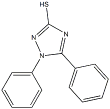 1,5-diphenyl-1H-1,2,4-triazole-3-thiol 结构式