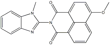 6-methoxy-2-(1-methyl-1H-benzo[d]imidazol-2-yl)-2,3-dihydro-1H-benzo[de]isoquinoline-1,3-dione