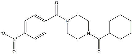  [4-(cyclohexylcarbonyl)piperazino](4-nitrophenyl)methanone