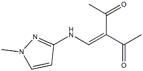 3-{[(1-methyl-1H-pyrazol-3-yl)amino]methylidene}pentane-2,4-dione|