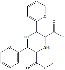 dimethyl 1,1-dioxo-3,5-diphenyl-1lambda~6~,4-thiazinane-2,6-dicarboxylate|