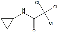 N1-cyclopropyl-2,2,2-trichloroacetamide Structure