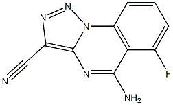 5-amino-6-fluoro[1,2,3]triazolo[1,5-a]quinazoline-3-carbonitrile Structure