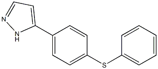 5-[4-(phenylthio)phenyl]-1H-pyrazole Struktur