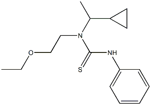 N-(1-cyclopropylethyl)-N-(2-ethoxyethyl)-N'-phenylthiourea