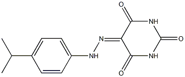 5-[2-(4-isopropylphenyl)hydrazono]hexahydropyrimidine-2,4,6-trione