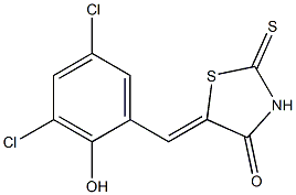 5-(3,5-dichloro-2-hydroxybenzylidene)-2-thioxo-1,3-thiazolan-4-one