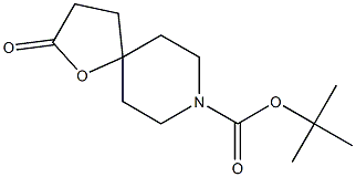tert-butyl 2-oxo-1-oxa-8-azaspiro[4.5]decane-8-carboxylate,,结构式