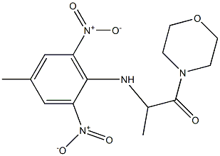 2-(4-methyl-2,6-dinitroanilino)-1-morpholino-1-propanone