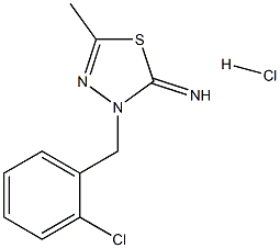 3-(2-chlorobenzyl)-5-methyl-2,3-dihydro-1,3,4-thiadiazol-2-imine hydrochloride|