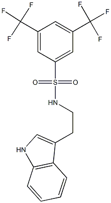 N1-[2-(1H-indol-3-yl)ethyl]-3,5-di(trifluoromethyl)benzene-1-sulfonamide