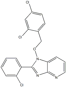 2-(2-chlorophenyl)-1-[(2,4-dichlorobenzyl)oxy]-1H-imidazo[4,5-b]pyridine|