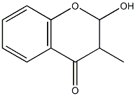 2-hydroxy-3-methylchroman-4-one Struktur