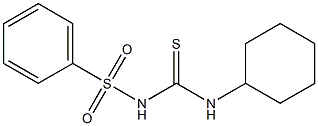  {[(cyclohexylamino)carbothioyl]amino}(dioxo)phenyl-lambda~6~-sulfane