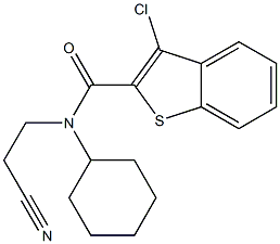 N2-(2-cyanoethyl)-N2-cyclohexyl-3-chlorobenzo[b]thiophene-2-carboxamide