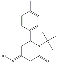  1-(tert-butyl)-6-(4-methylphenyl)dihydro-2,4(1H,3H)-pyridinedione 4-oxime