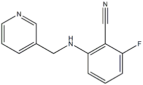  2-fluoro-6-[(3-pyridylmethyl)amino]benzonitrile