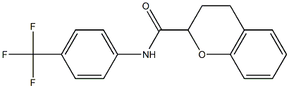 N2-[4-(trifluoromethyl)phenyl]chromane-2-carboxamide Structure