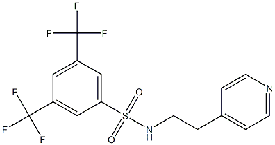 N1-[2-(4-pyridyl)ethyl]-3,5-di(trifluoromethyl)benzene-1-sulfonamide