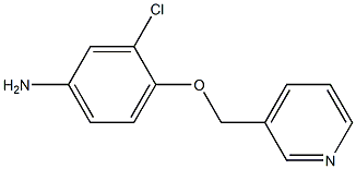 3-chloro-4-(pyridin-3-ylmethoxy)aniline|3-chloro-4-(pyridin-3-ylmethoxy)aniline