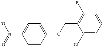 1-chloro-3-fluoro-2-[(4-nitrophenoxy)methyl]benzene 结构式