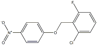 1-chloro-3-fluoro-2-[(4-nitrophenoxy)methyl]benzene,,结构式