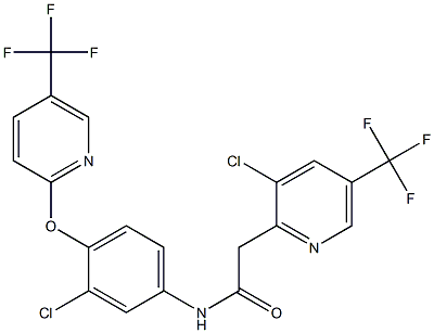 2-[3-chloro-5-(trifluoromethyl)-2-pyridinyl]-N-(3-chloro-4-{[5-(trifluoromethyl)-2-pyridinyl]oxy}phenyl)acetamide