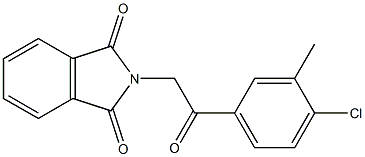 2-[2-(4-chloro-3-methylphenyl)-2-oxoethyl]isoindoline-1,3-dione|