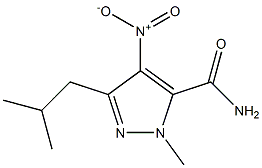  3-isobutyl-1-methyl-4-nitro-1H-pyrazole-5-carboxamide