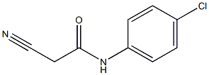 N1-(4-chlorophenyl)-2-cyanoacetamide Struktur