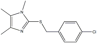  4-chlorobenzyl 1,4,5-trimethyl-1H-imidazol-2-yl sulfide
